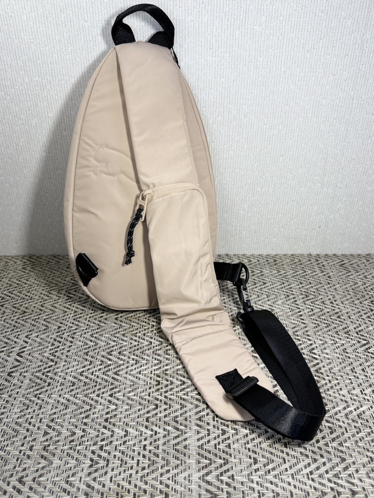 Puma Myriad Sling Bag Light Beige Crossbody Backpack Adjustable Strap NWT OS