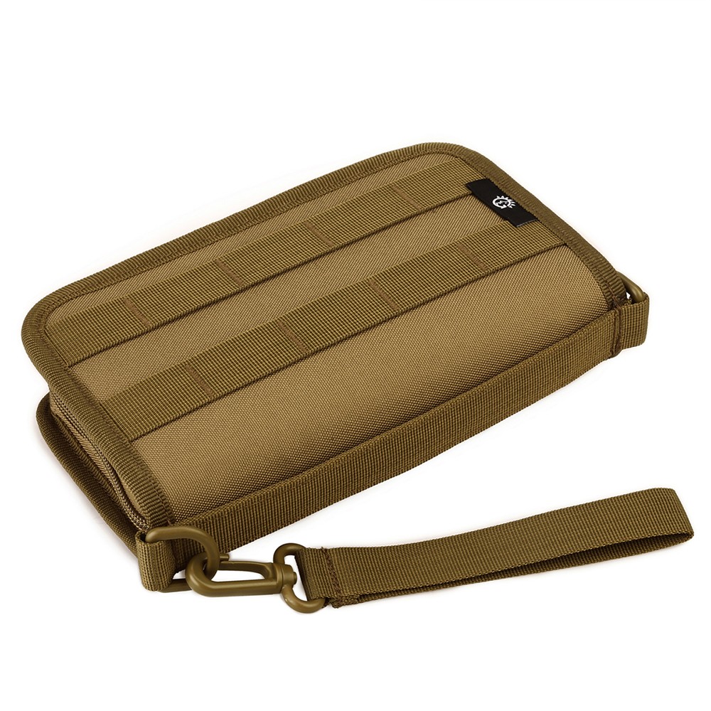 Tactical Molle Handbag Men 6inch Phone Passport Travel Wallet Hiking Nylon Purse