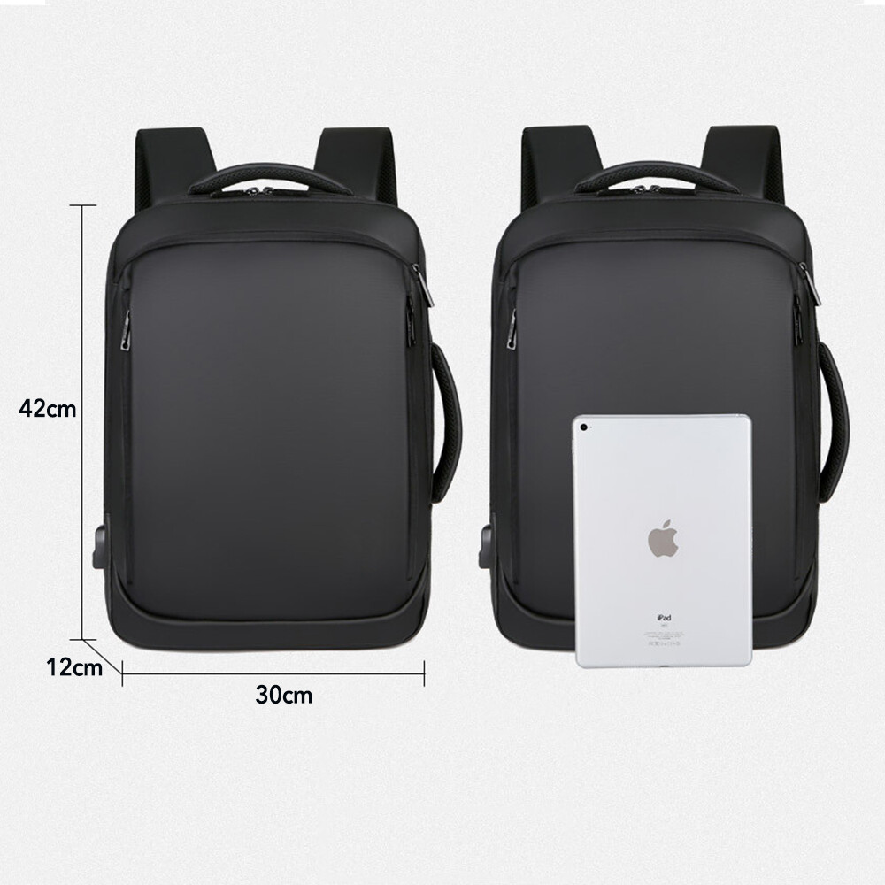 Travel Backpack Men Business School USB Bag 15.6 Inch Laptop Backpack Anti Theft