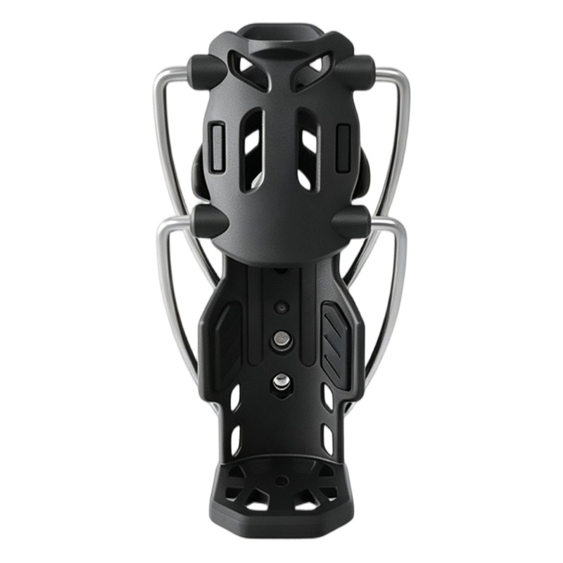 Bar Mounted Cup Rack for Motorcycles During Delivery Work Days