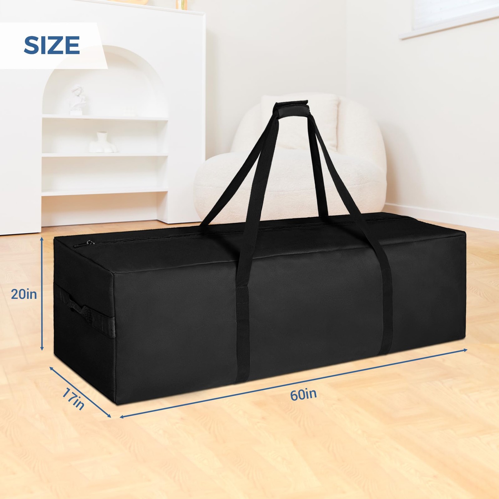 Sports Duffle Bag 60 Inch Extra Large 332L Travel Luggage Camping Moving Bag