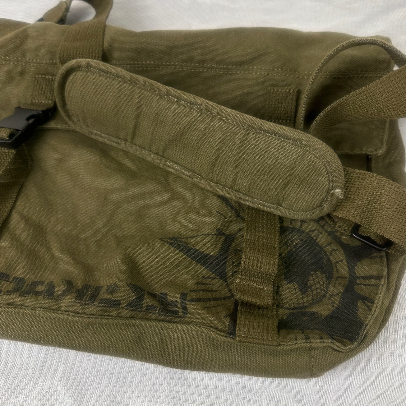 RARE Vintage Y2K Oakley Red Shift Messenger / Tote Bag 100% Cotton