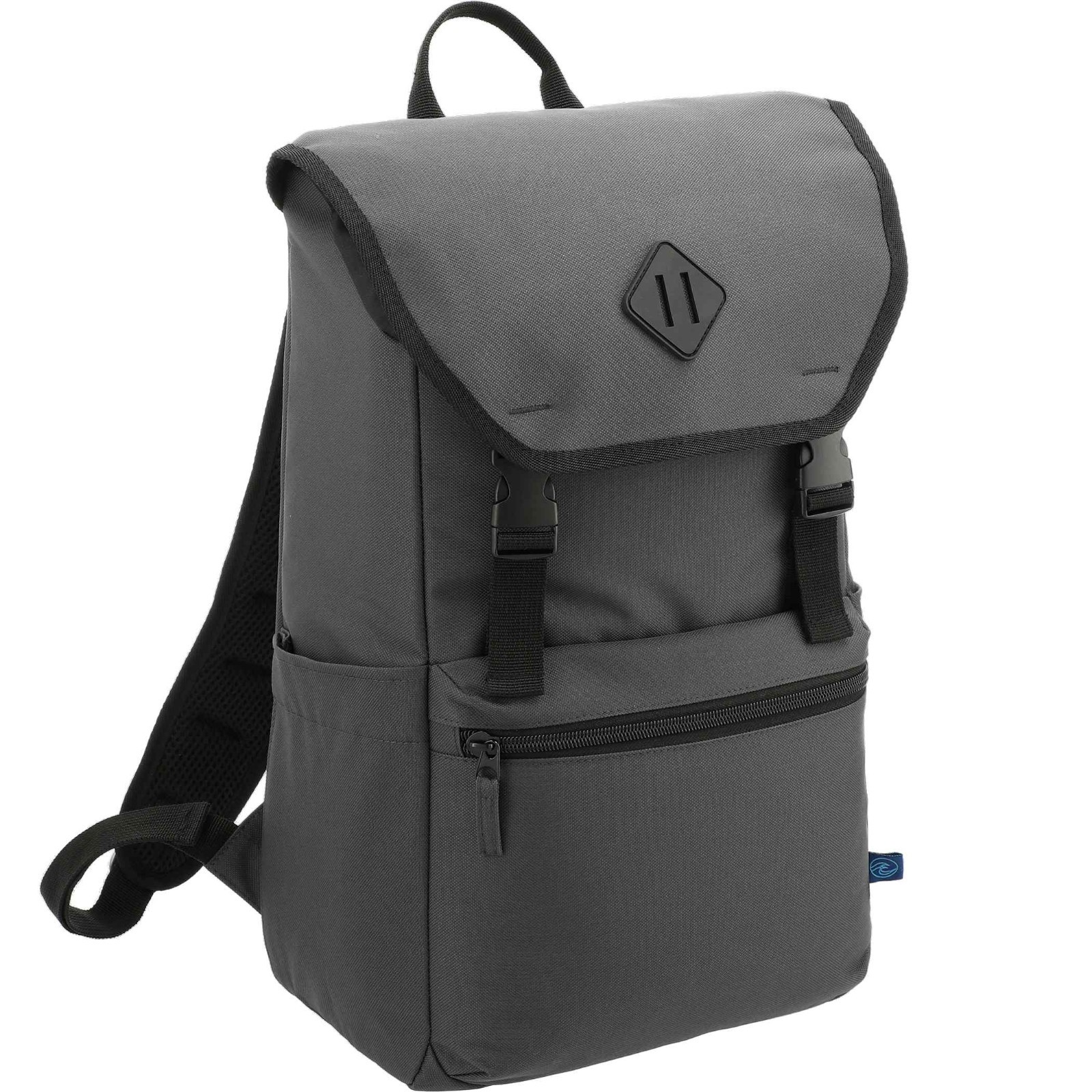 NEW LEEDS REPREVE EVERYDAY BLACK RECYCLE OCEAN PLASTIC 15″ COMPUTER BACKPACK BAG