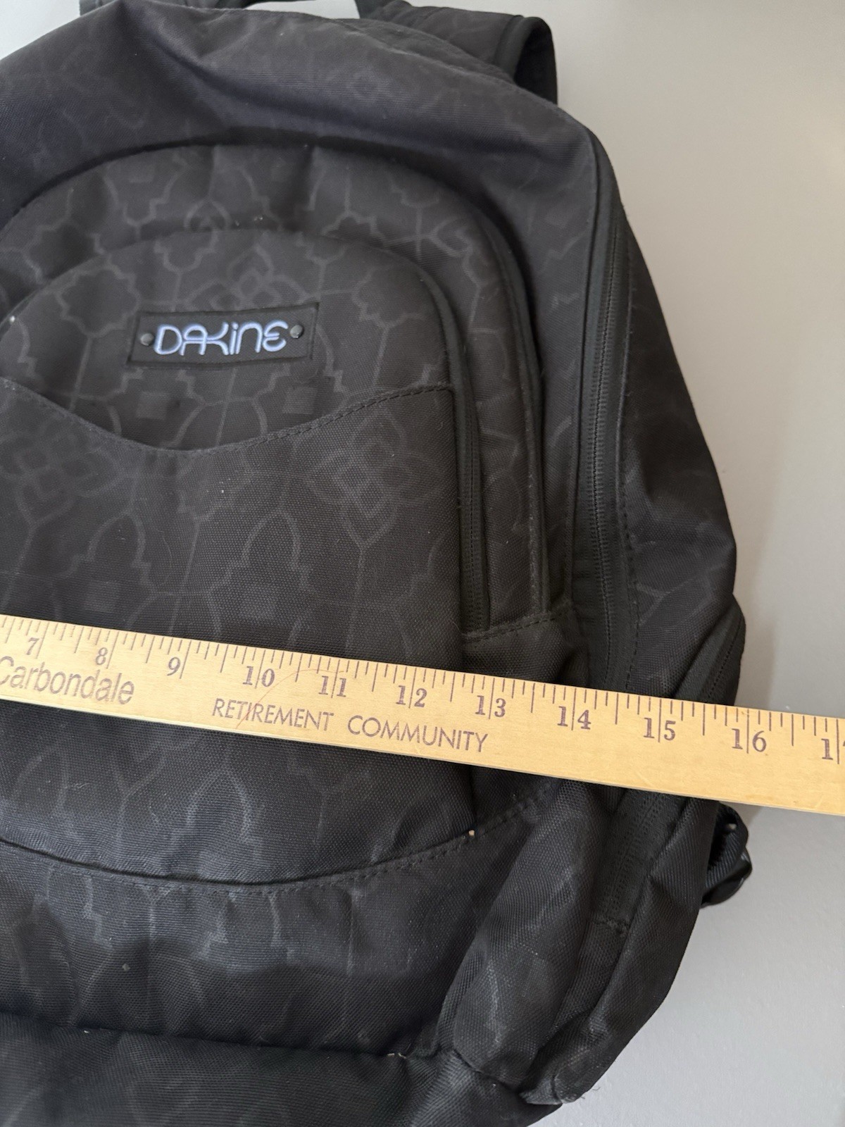 Dakine Prom 25L Backpack Laptop Black Geometric 17.5x12x6.5 School Accessories