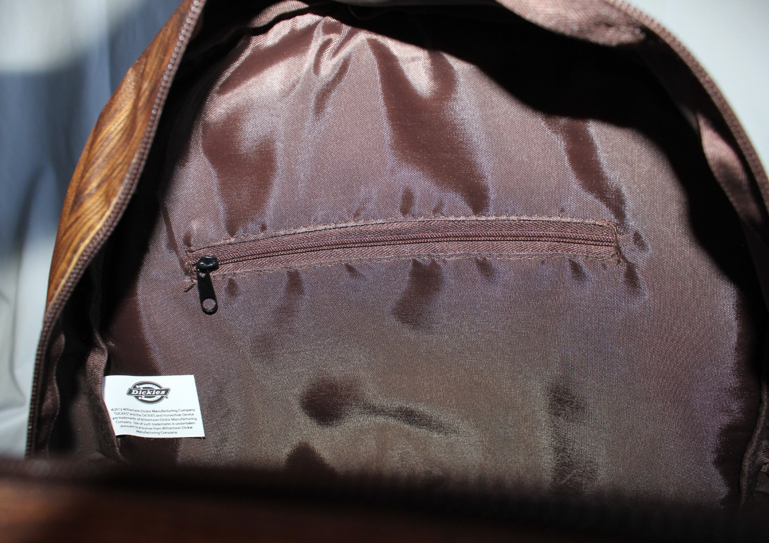 RARE Dickies Wood Grain Full Size Backpack – Vintage Skate Workwear 23L Daypack