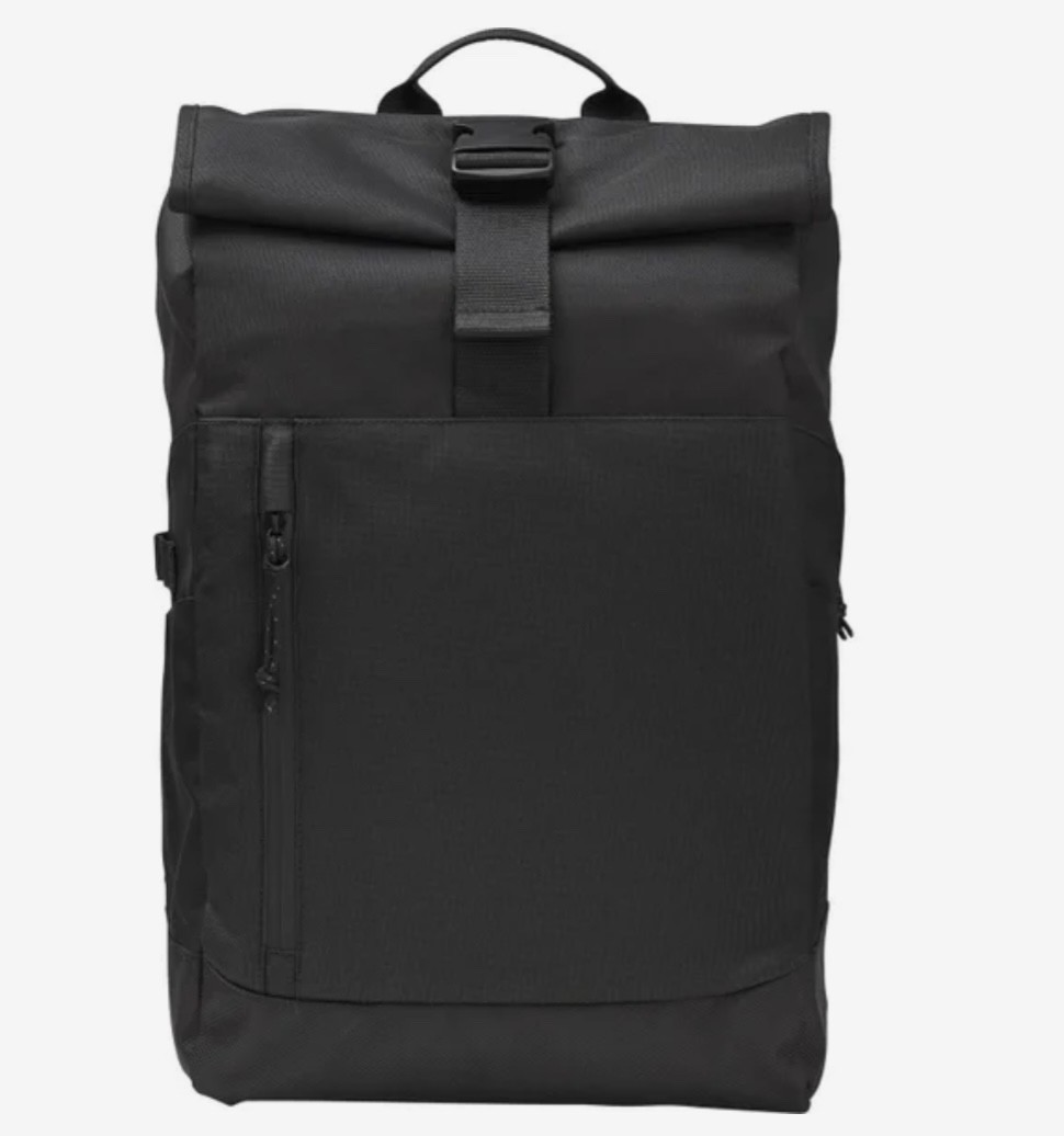 EConscious Rolltop Backpack Black NEW