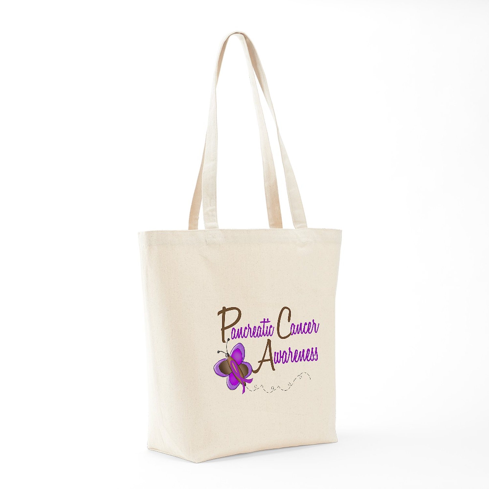 CafePress PC Awareness 1 Butterfly 2 Tote Bag (337788135)