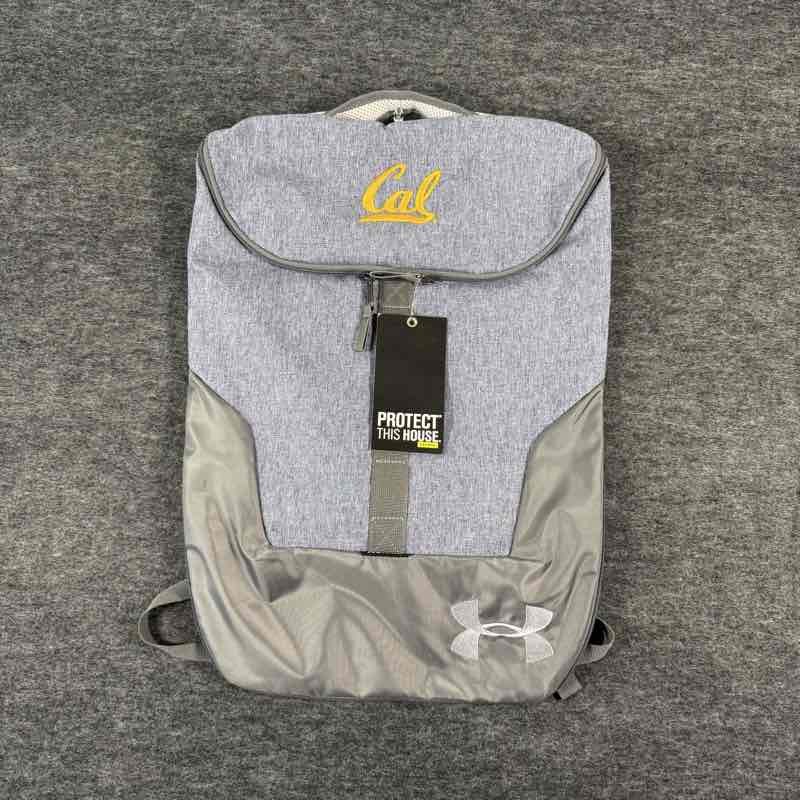 UA Under Armour Hustle Backpack Gray Cal Laptop Univ. of California