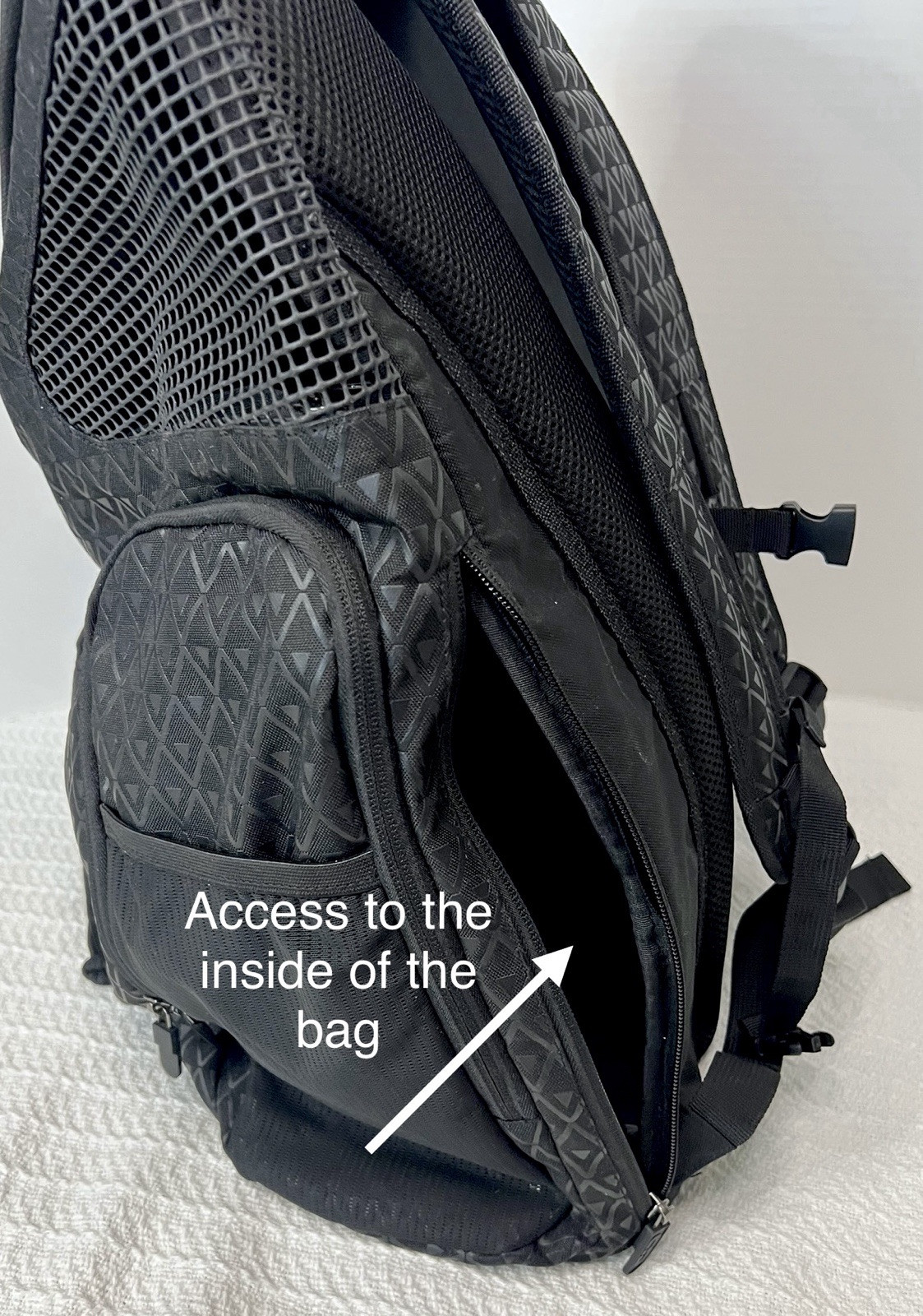 Point3 Basketball Backpack Black Large Sports Equipment Gear Ball Bag