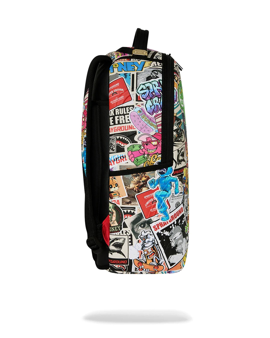 Sprayground Life’s a Movie Backpack🔥New Black Travel Bookbag Large School Bag