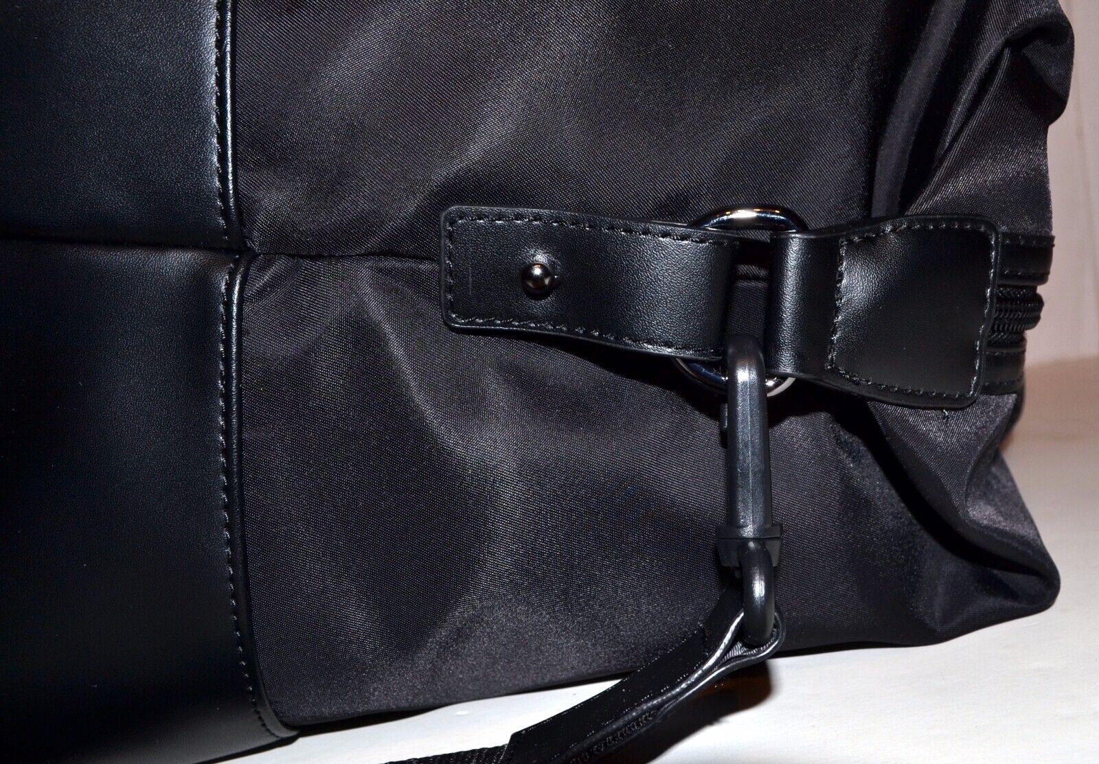 CALVIN KLEIN Cotton Nylon Duffle Bag BLACK MSRP:$248 Brand New With Tag