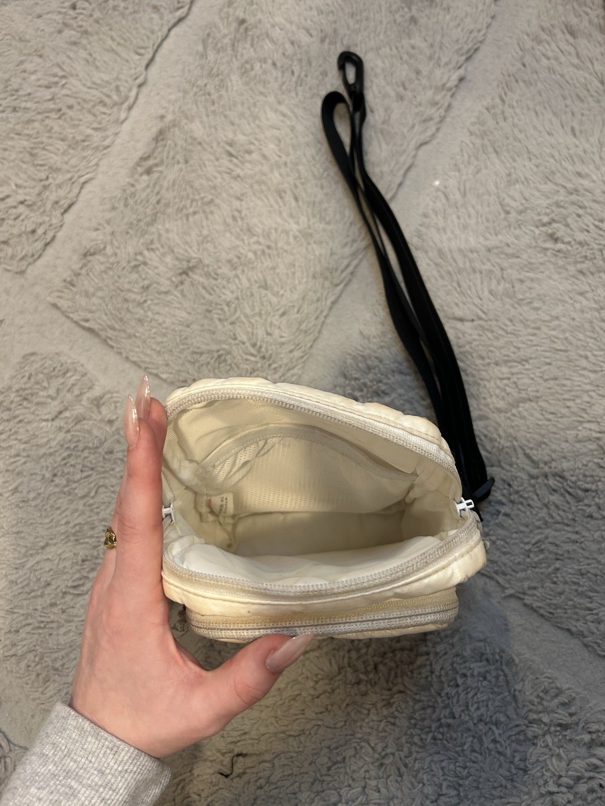 Supreme Nylon Shoulder Bag White FW17