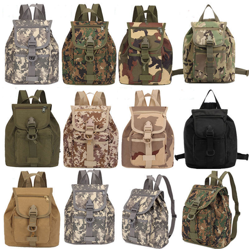 Mini Tactical Backpack Shoulder Bag Travel Daypack Outdoor Sport Casual Bookbags