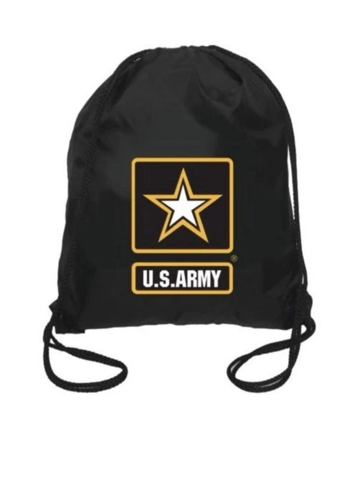 Go Army Drawstring Backpack Bag and Keychain NEW Fast Shipping!