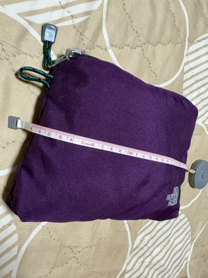 THE NORTH FACE Purple Tote Bag Collapsible Travel Pouch 23x15cm Lightweight