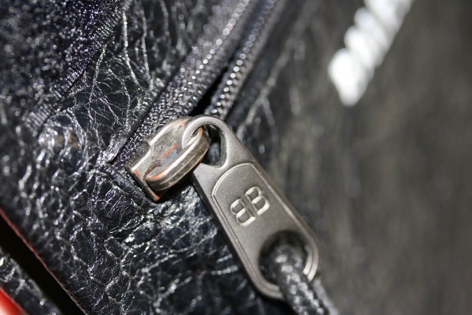 Balenciaga Men’s Explorer Small Pouch Crossbody Bag Black Arena Lambskin Leather