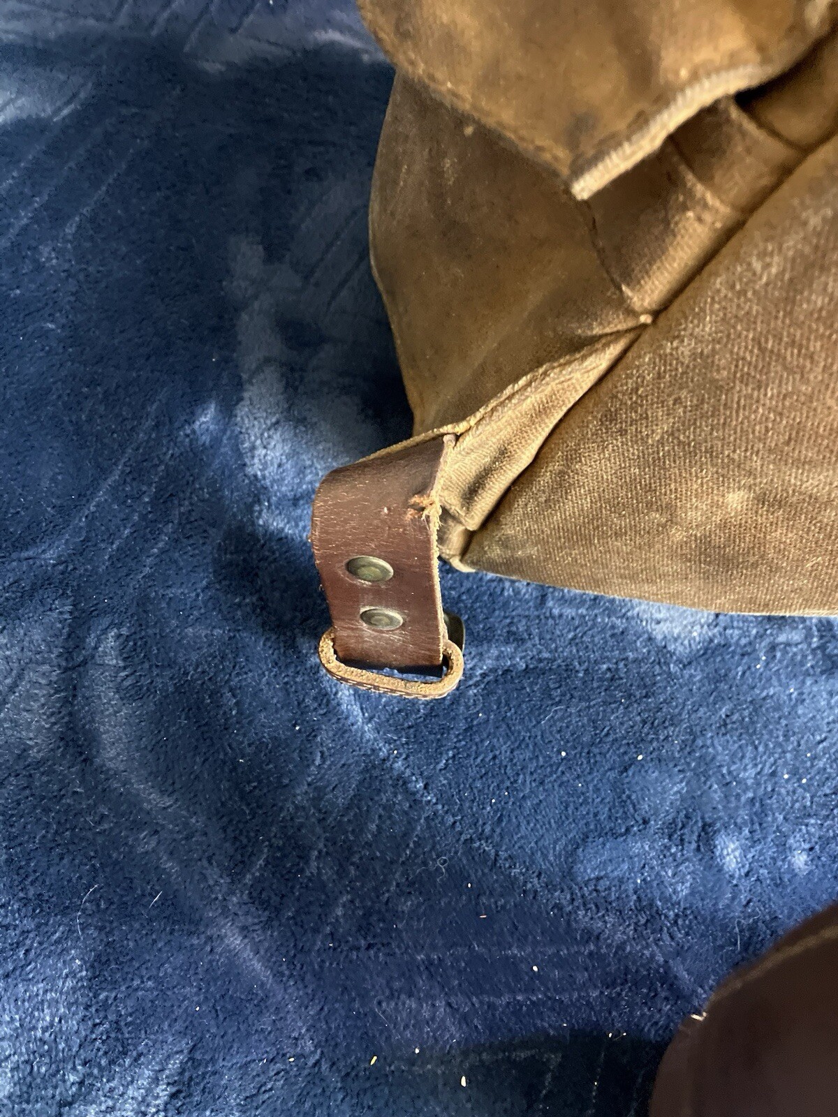 Mission Mercantile Backpack Waxed Canvas Leather Large Laptop Day Bag ISSUES