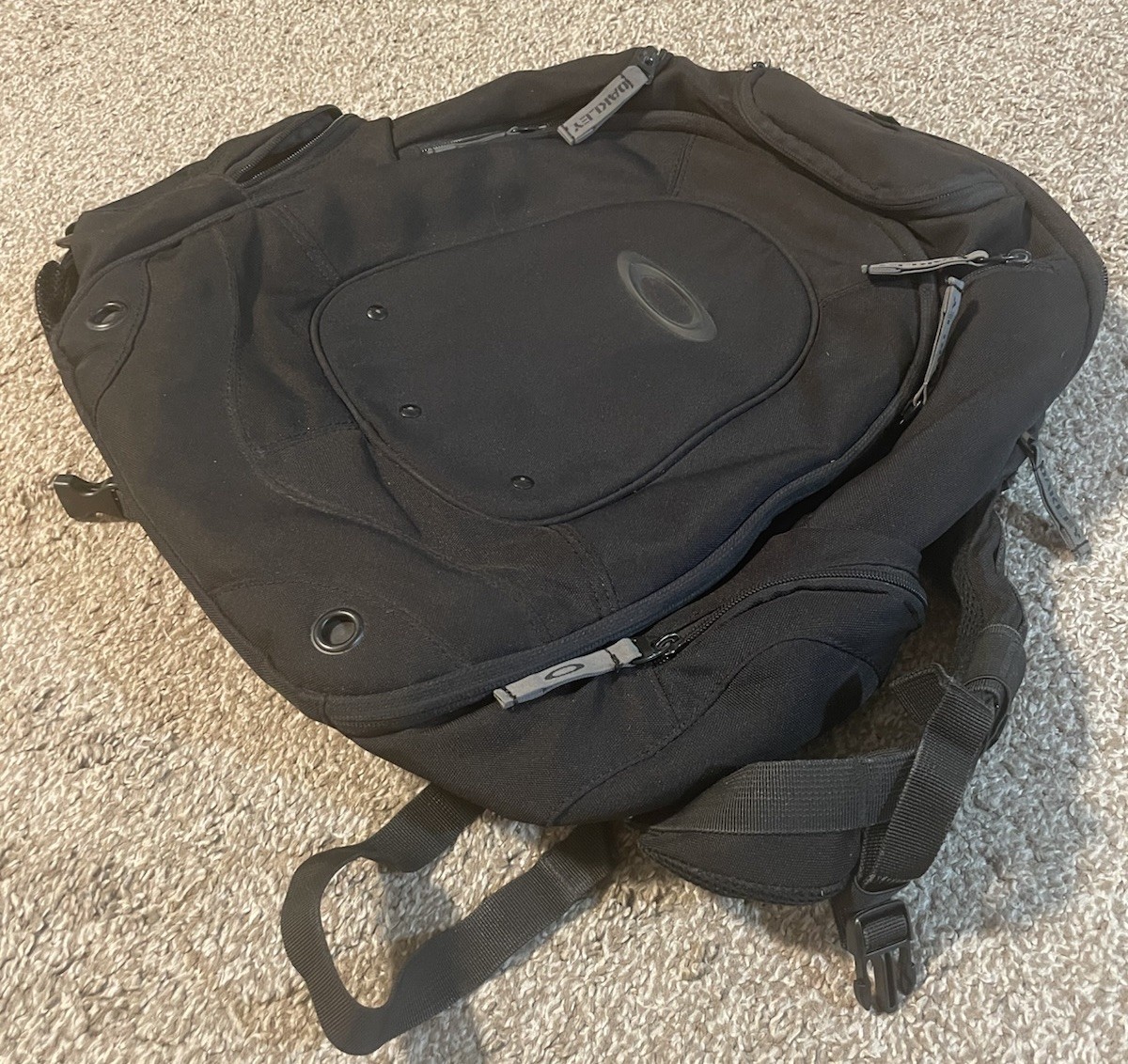 Oakley Vintage Y2K Black Software Icon Backpack