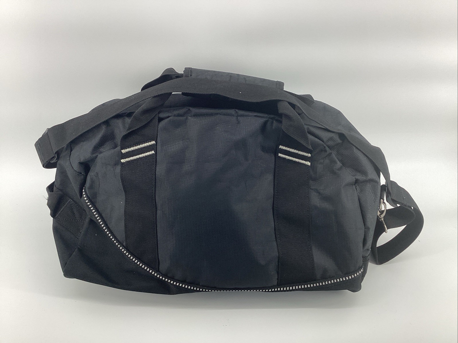 OGIO Half Dome Duffle Bag Black Shoulder Strap & Audio Pocket Gym Travel