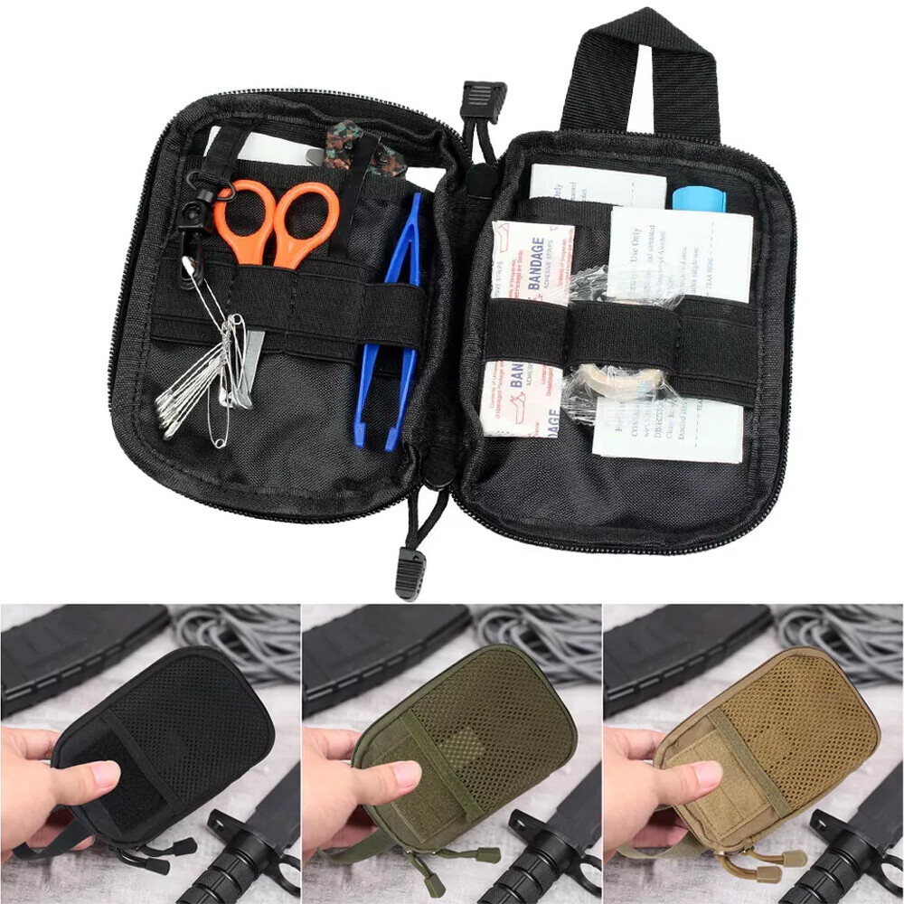 Tactical Molle Utility Bags Portable & Durable Nylon Pouch for Card Keybag Phone
