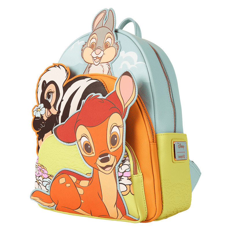 Bambi & Friends Triple Pocket Mini Backpack