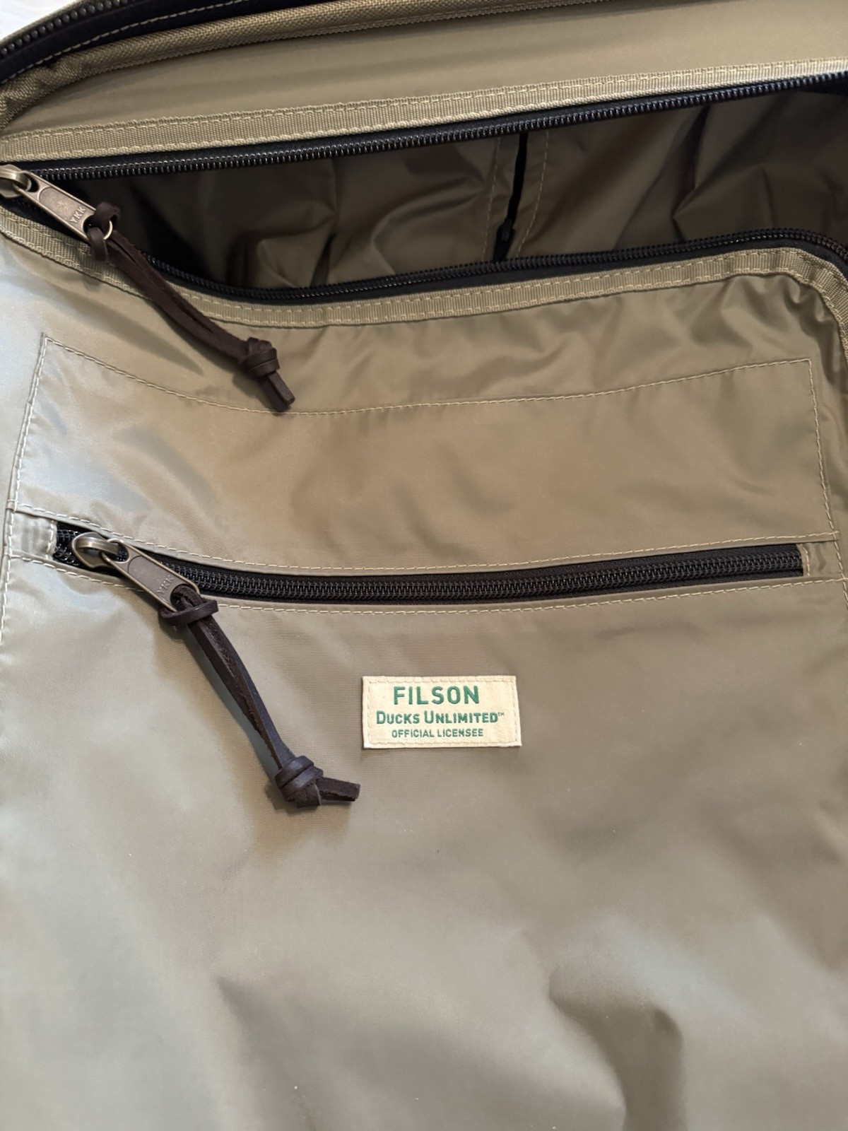 Filson x Ducks Unlimited Dryden Rolling Carry On Bag Luggage One Size Dry Grass