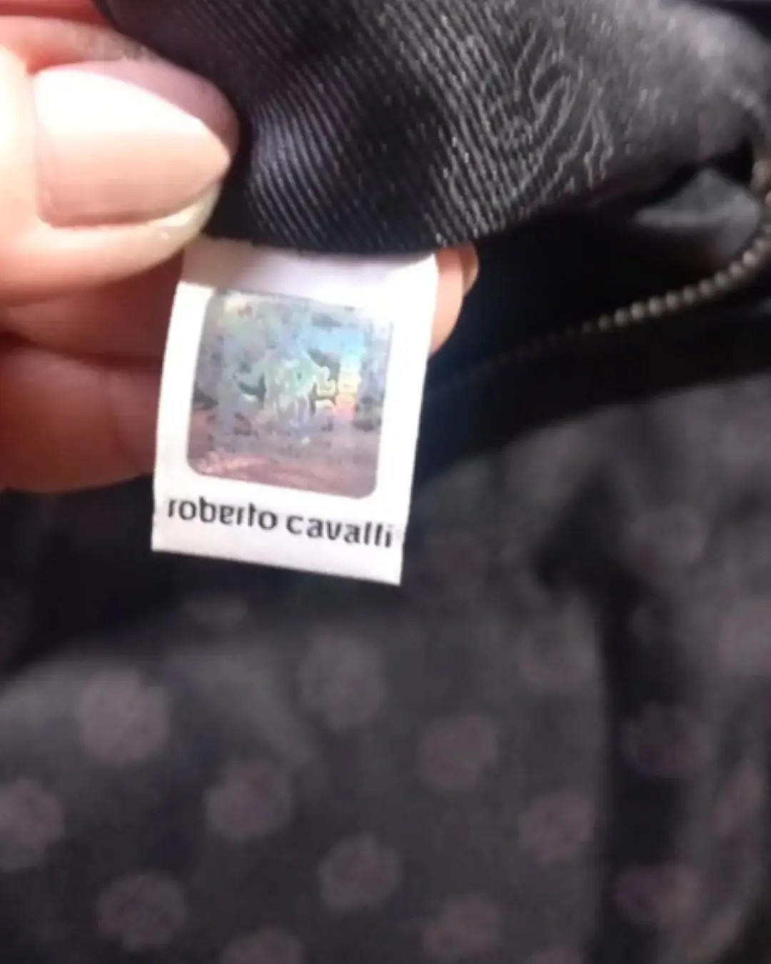 Roberto Cavalli LEATHER men’s CROSSBODY BAG