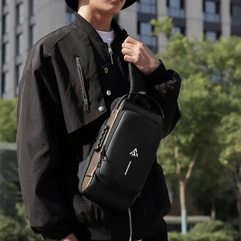 Sling Bag Chest Crossbody Waterproof Anti-theft Travel Pack