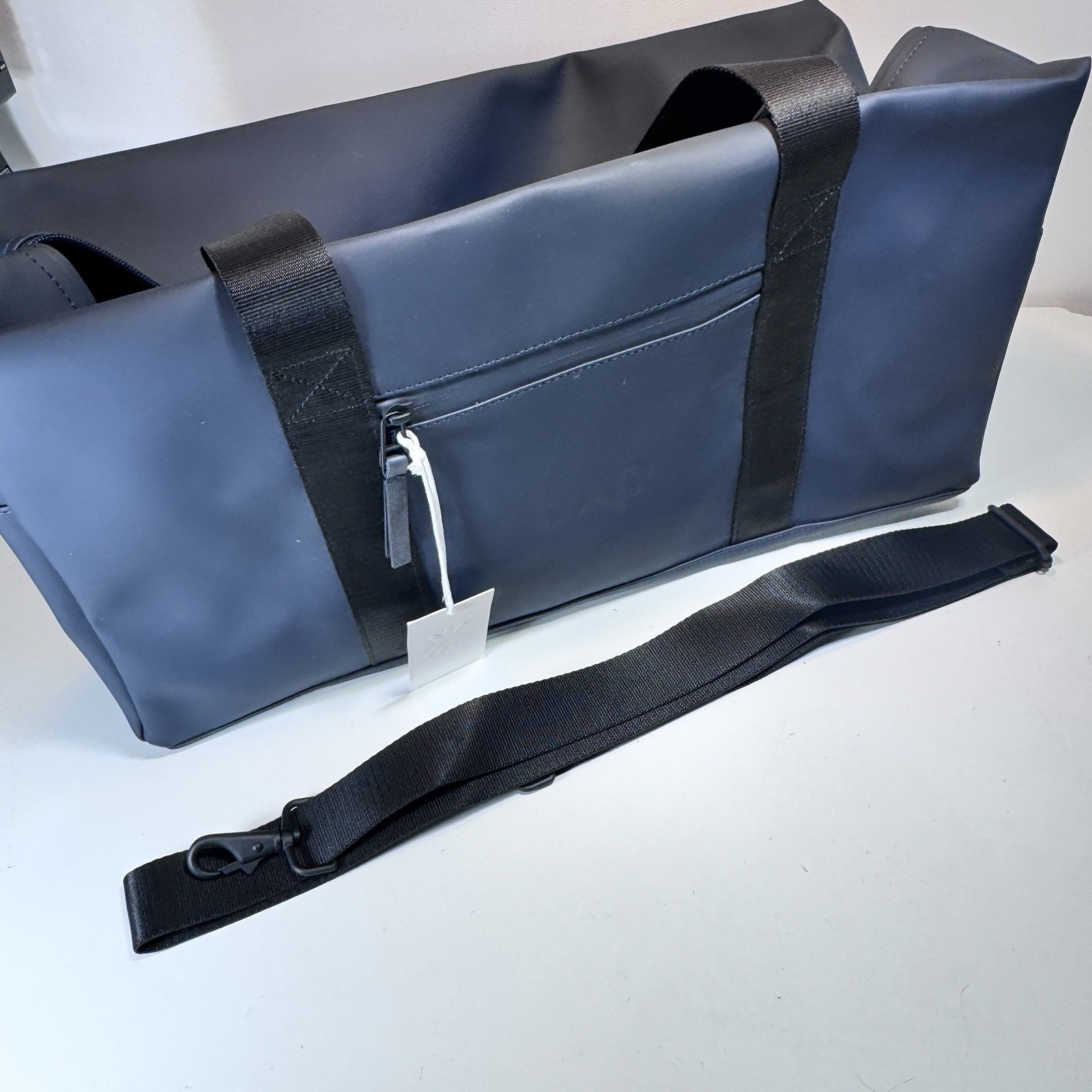 Rains HiLo Weekend Gym Bag Large Branded 19.5 x 10 x 9 Blue Waterproof