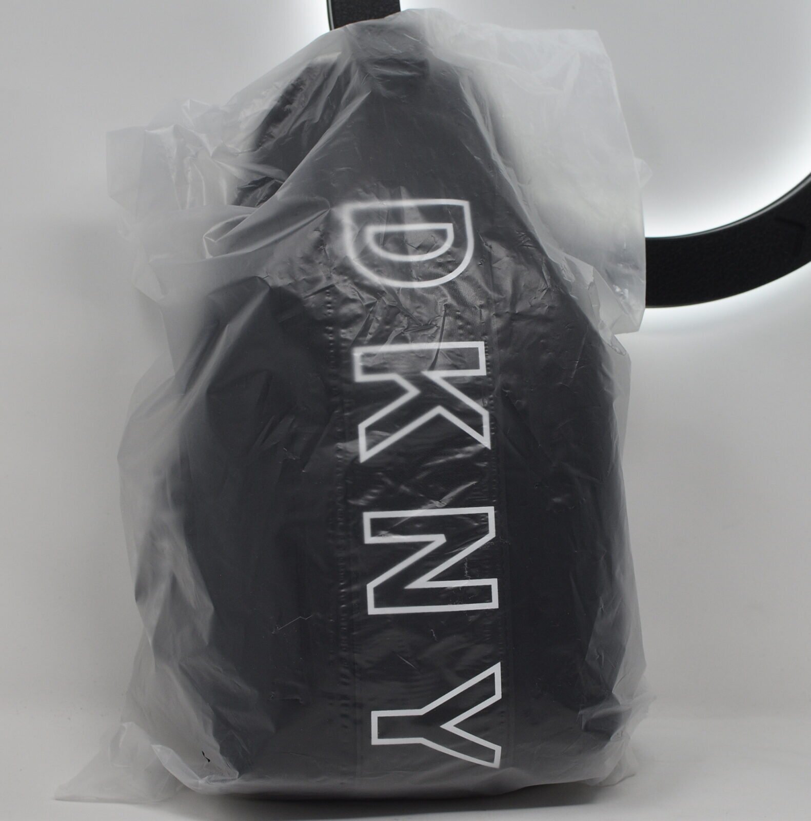 DKNY Black Logo Shoulder Sling Bag DO090AH3