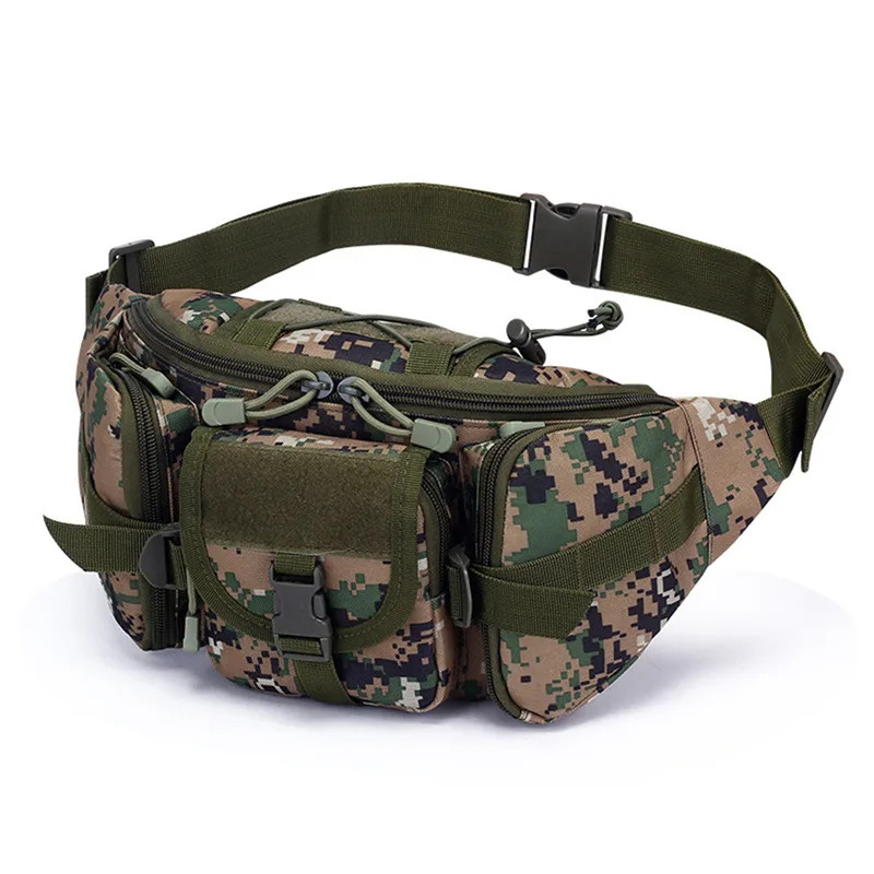 Tactical Backpack Outdoor Waist Pack Molle Hiking Camping Chest Bag Sports