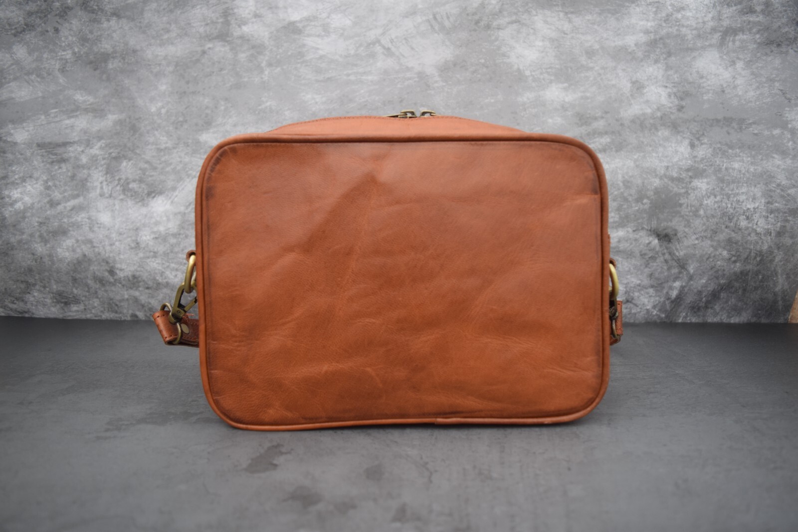Crossbody Messenger Bag Vintage Leather Purse Handbag Satchel Sling Bags 10 In