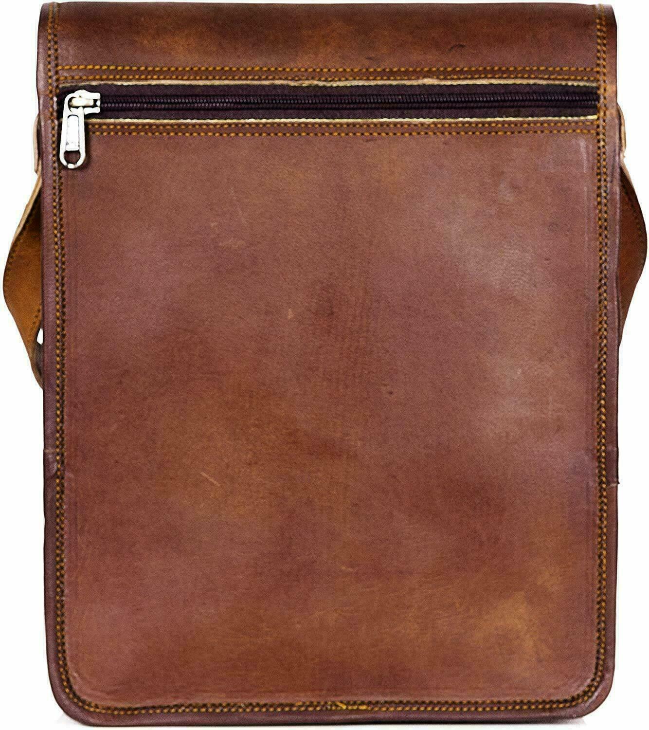 Leather Satchel Messenger Laptop Bag Large Vintage very Stylish Handcrafted