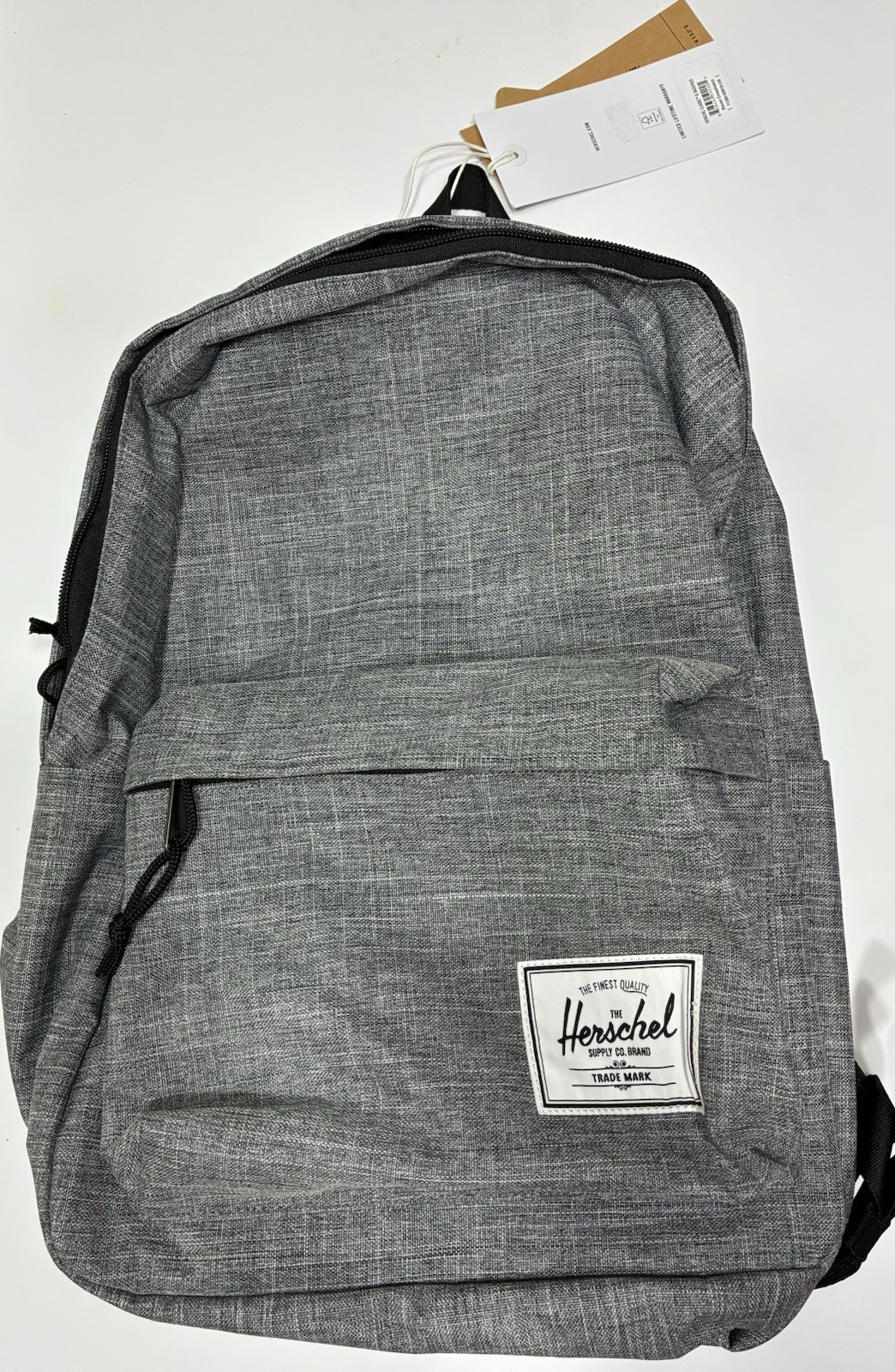 Herschel Backpack, Classic 24.0L Raven Crosshatch Brand New With Tags