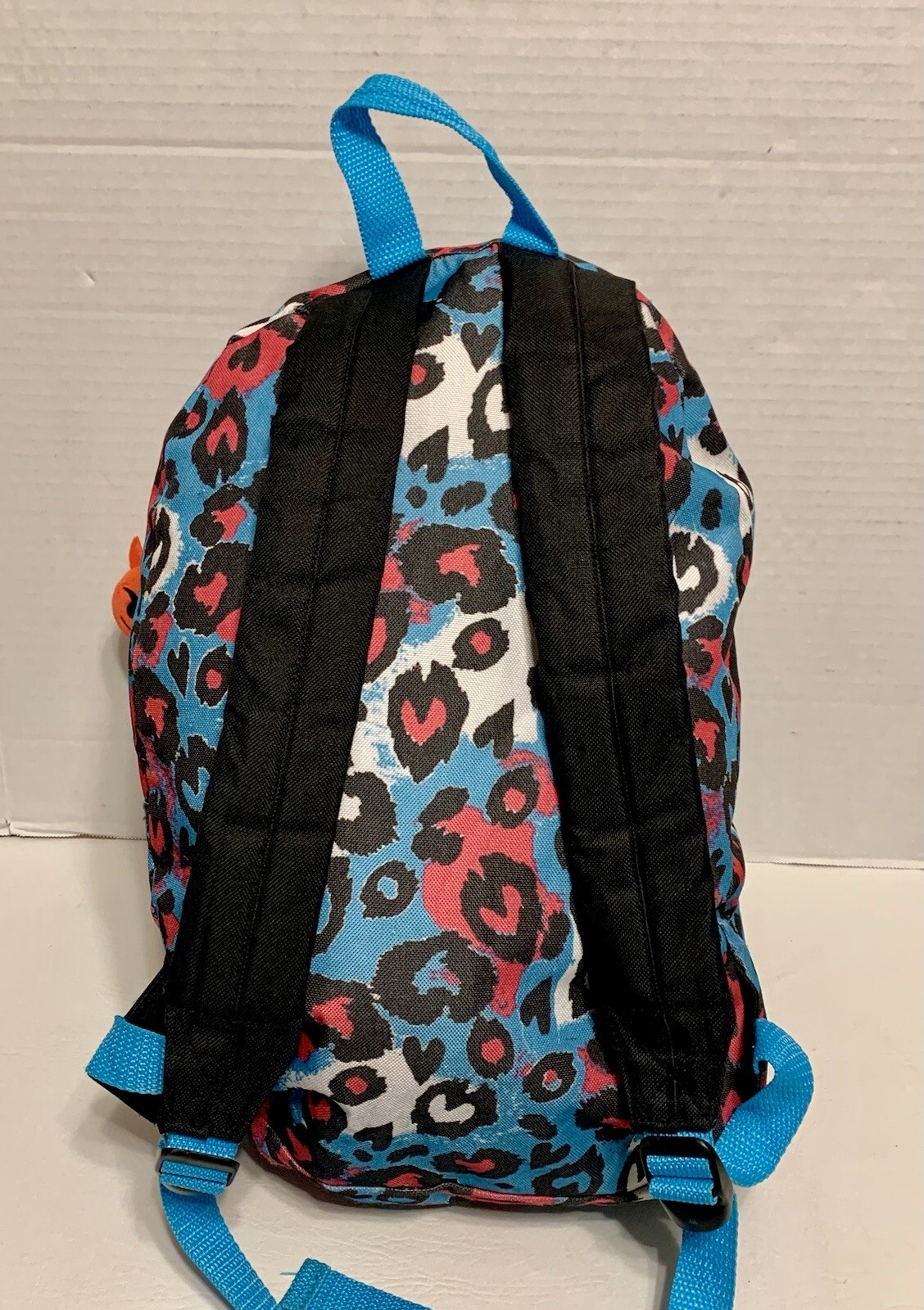 Austin Trading Co Backpack Hearts Leopard Print Bag Clip Charm