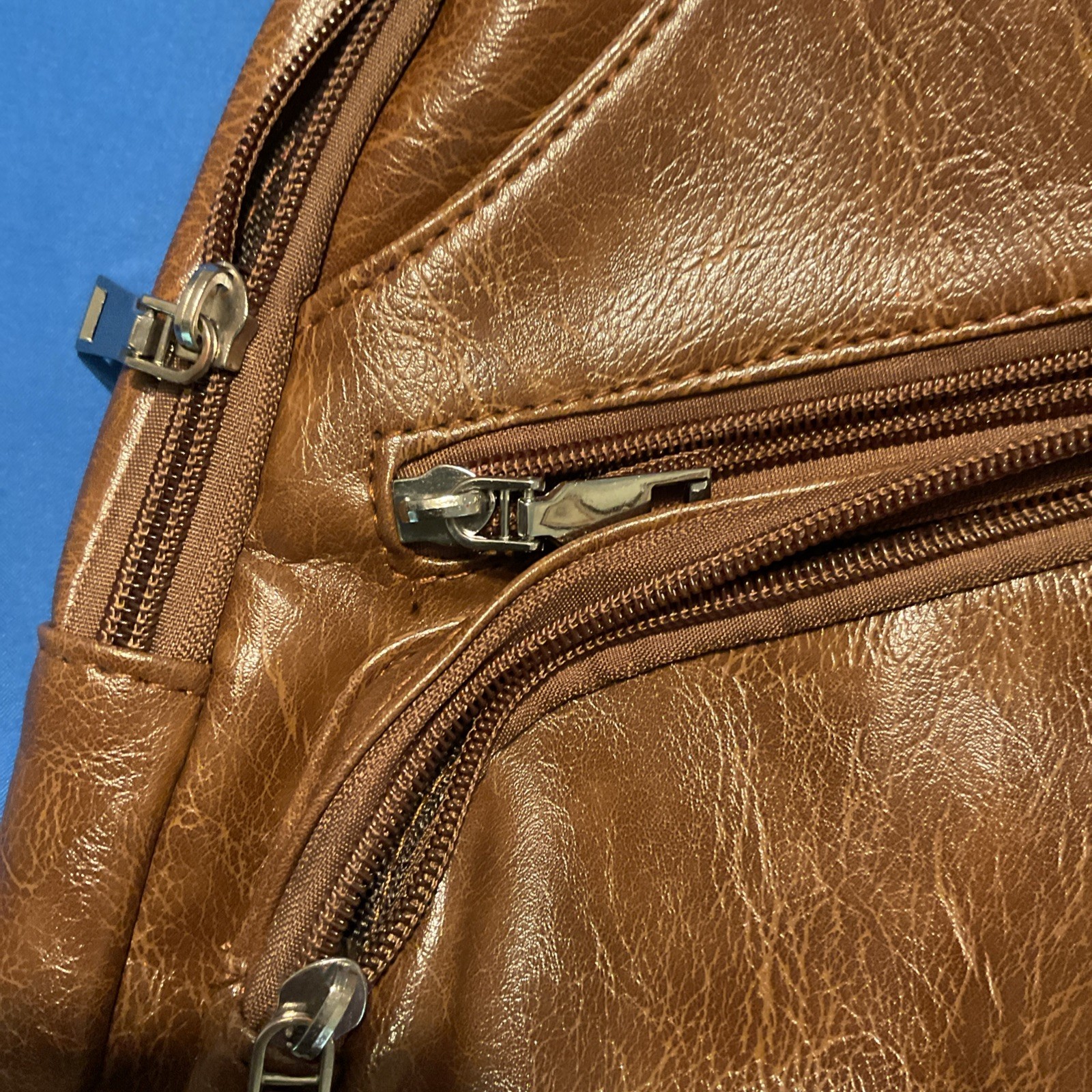 JUMO CYLY Polyurethane Leather Men’s Shoulder Crossbody Sling Bag with USB Port