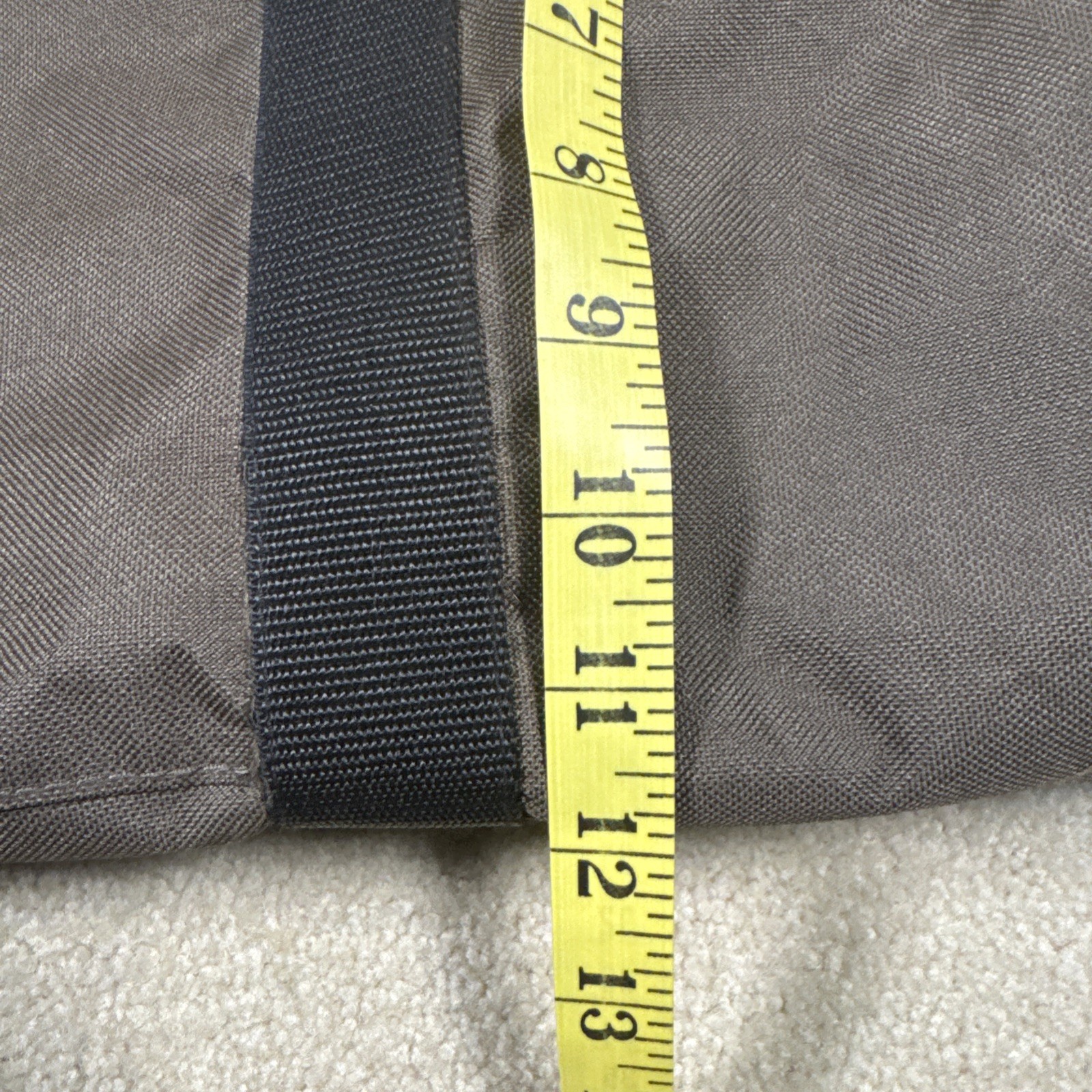 Jeep Olive Green Large Lightweight Canvas Zippered Logo Shoulder Duffle Bag