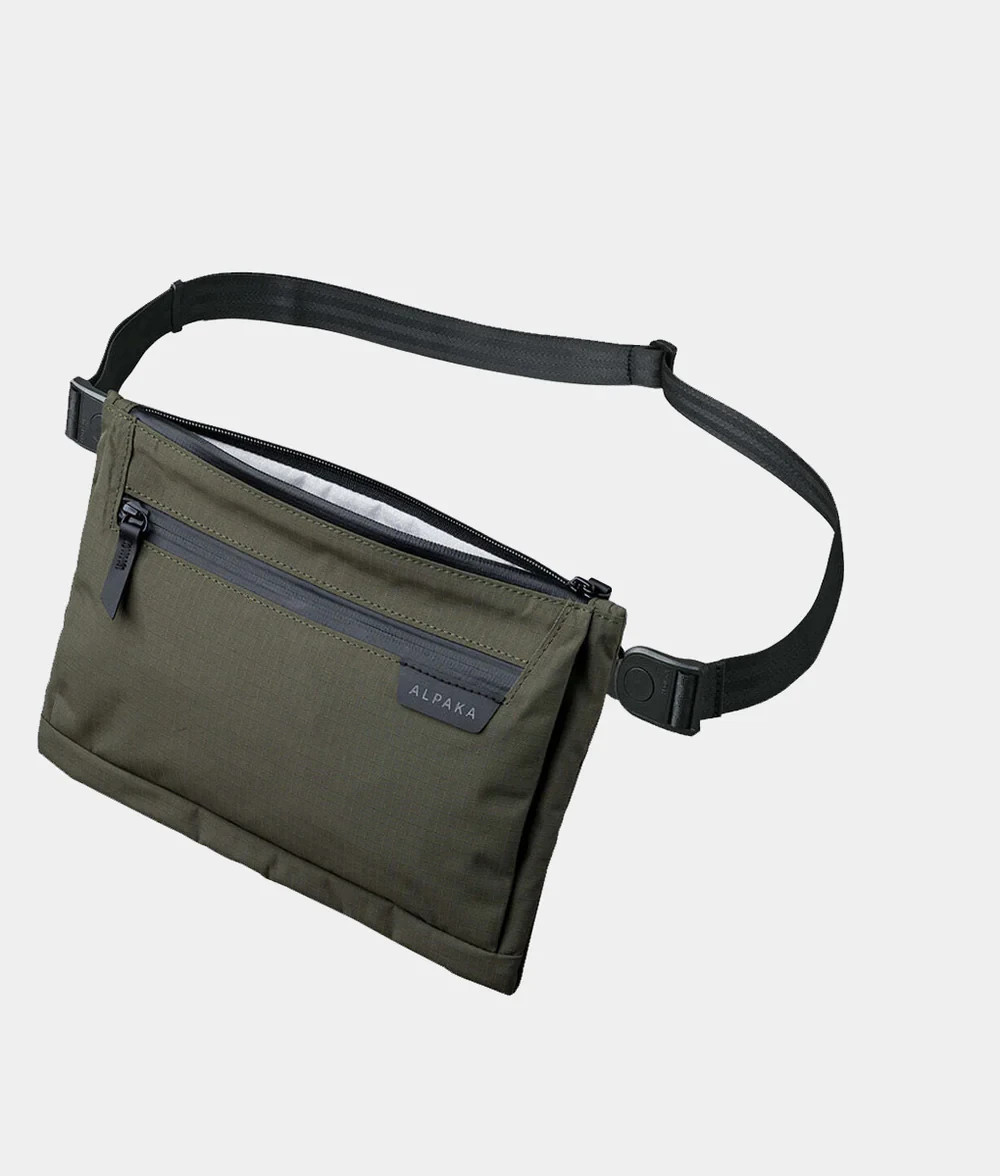 Alpaka Zip Pouch Max V2 Small Everyday EDC Carry Sling Bag – Axoflux Green – NEW
