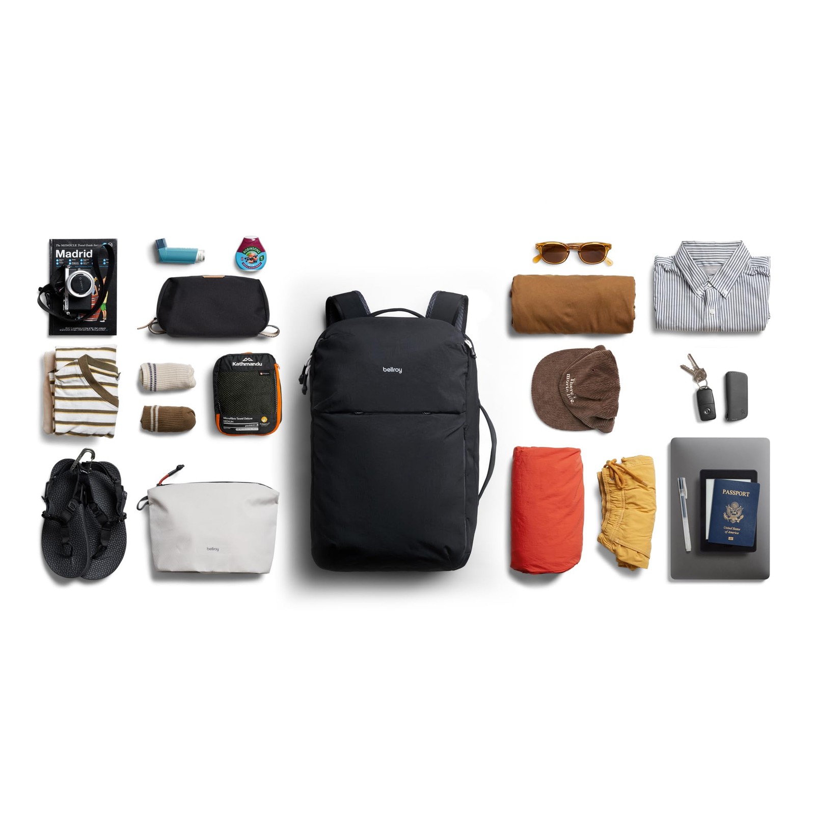 Lite Travel Pack 38L (carry-on backpack, large travel backpack for internatio…