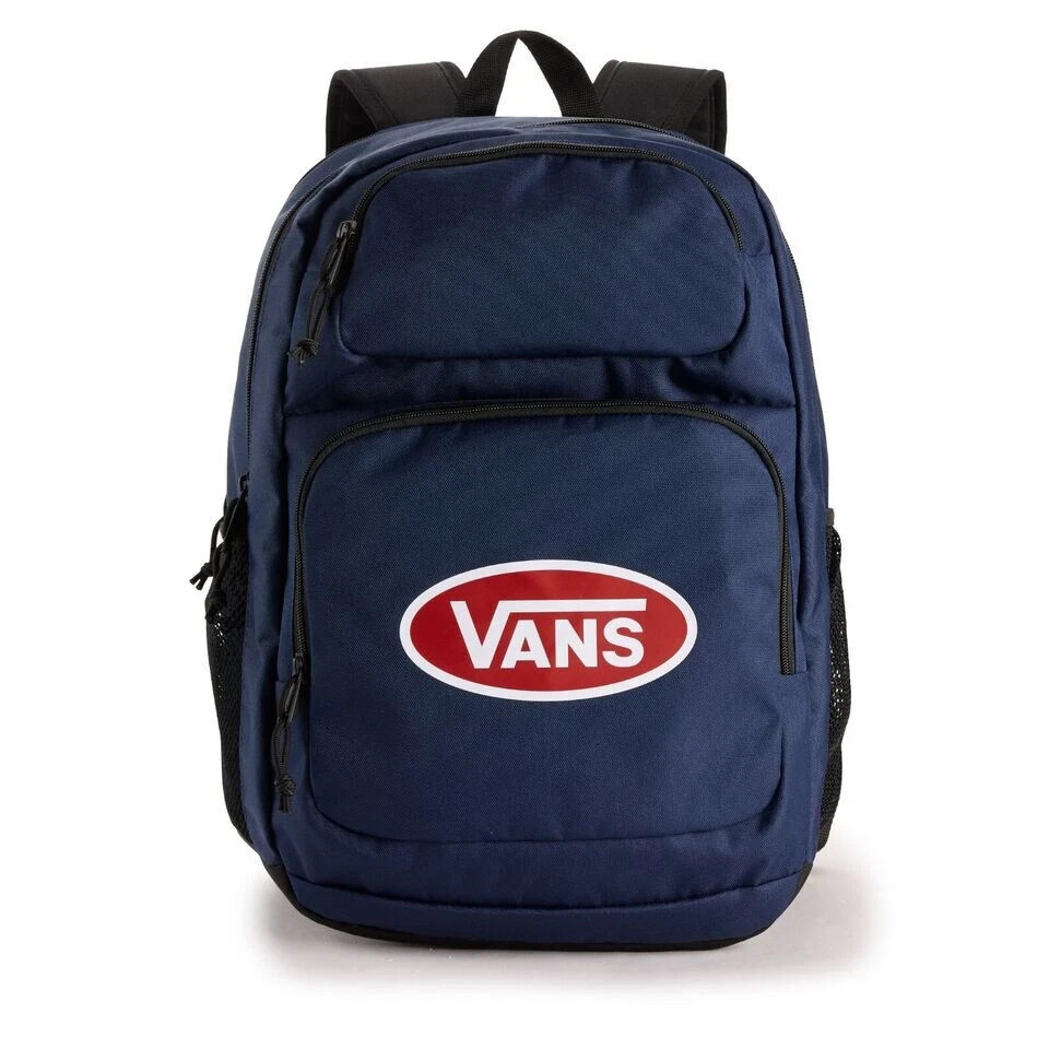 Vans Holden Adjustable Padded Backpack Rucksack Bag Blue New