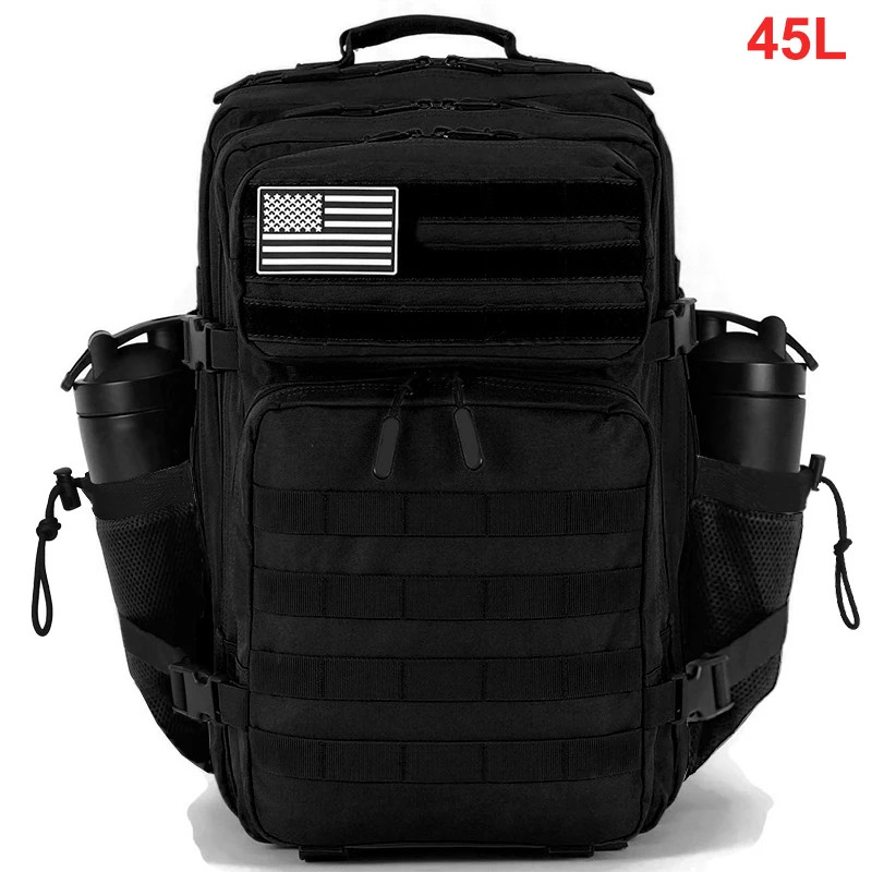 45L Tactical Backpack Waterproof Outdoor Hiking Camping Survival Travel Bag
