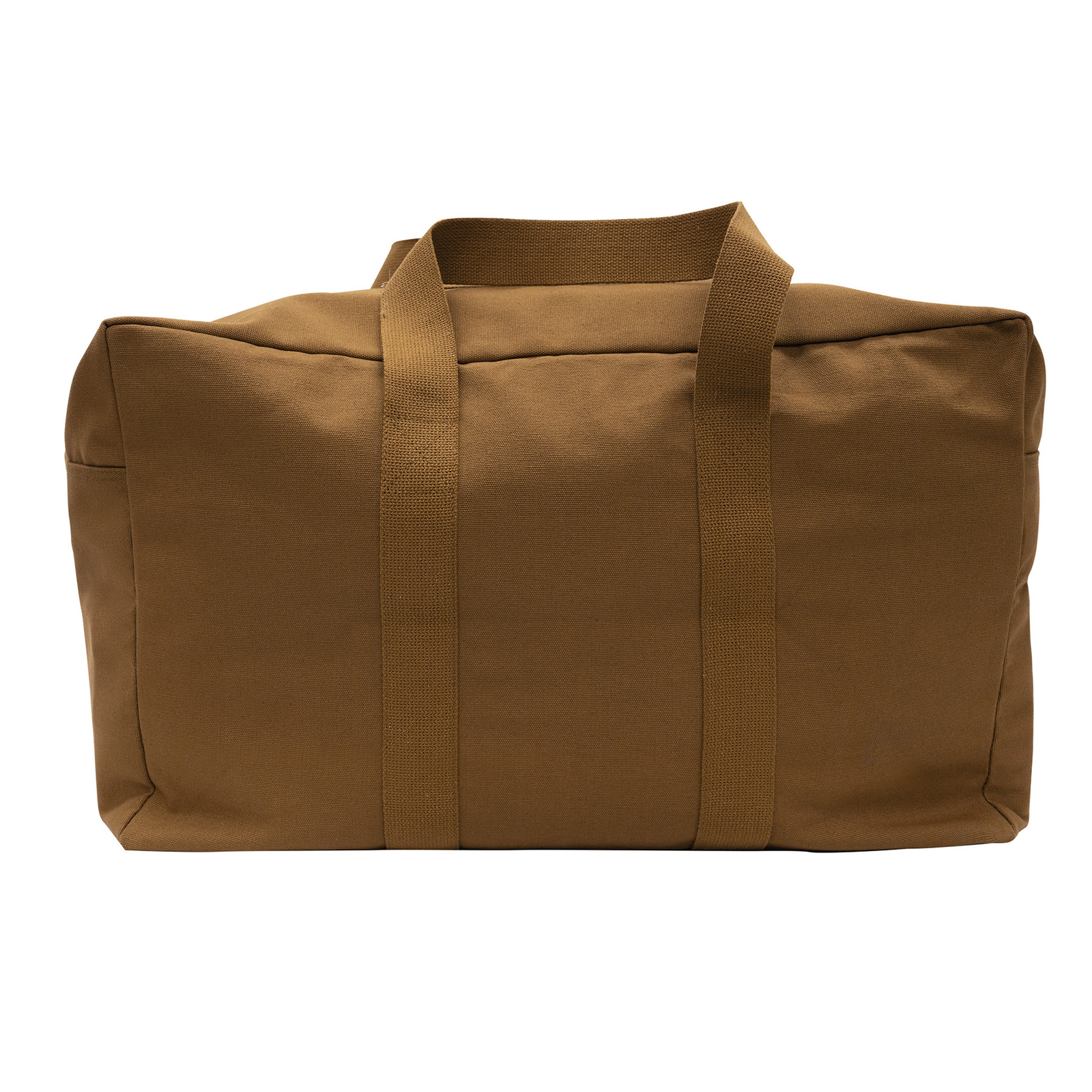 Canvas Parachute Cargo Bag In Work Brown 24″x15″x13″ – Twin Handle Duffle Bag