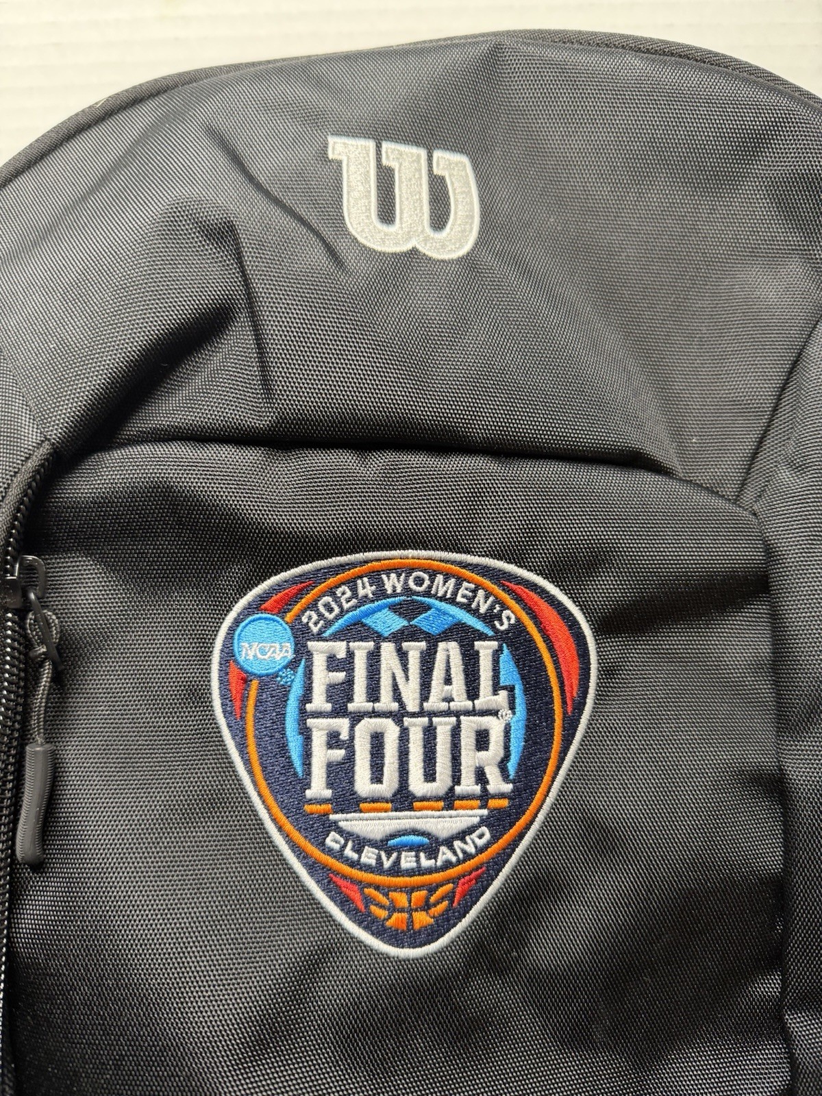 Wilson NCAA Women’s Final Four Cleveland Black Laptop Backpack Zip Pockets