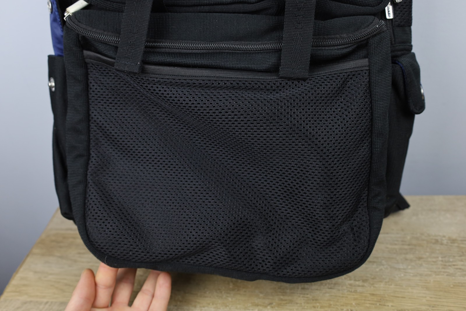 Y2K Kangol Tropic Black Back Pack Buckle Large Capacity NWT