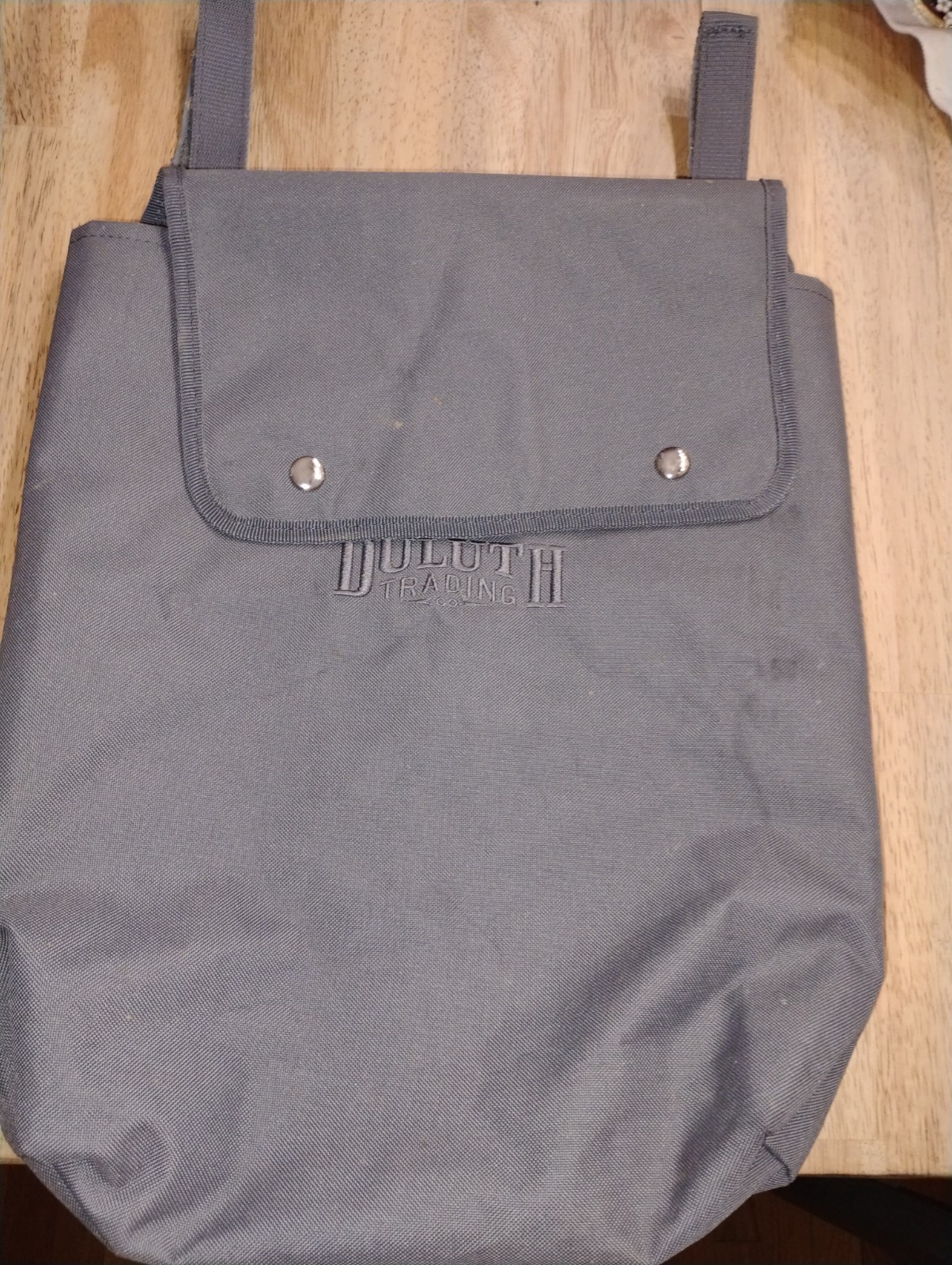 Duluth Trading CO Canvas Utility Travel Sling Bag Tan