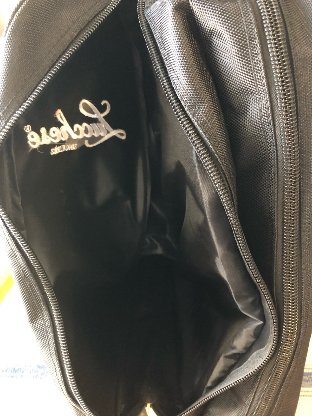 Lucchese Black Nylon Cowboy Western Boot Carry Bag Case Storage Travel