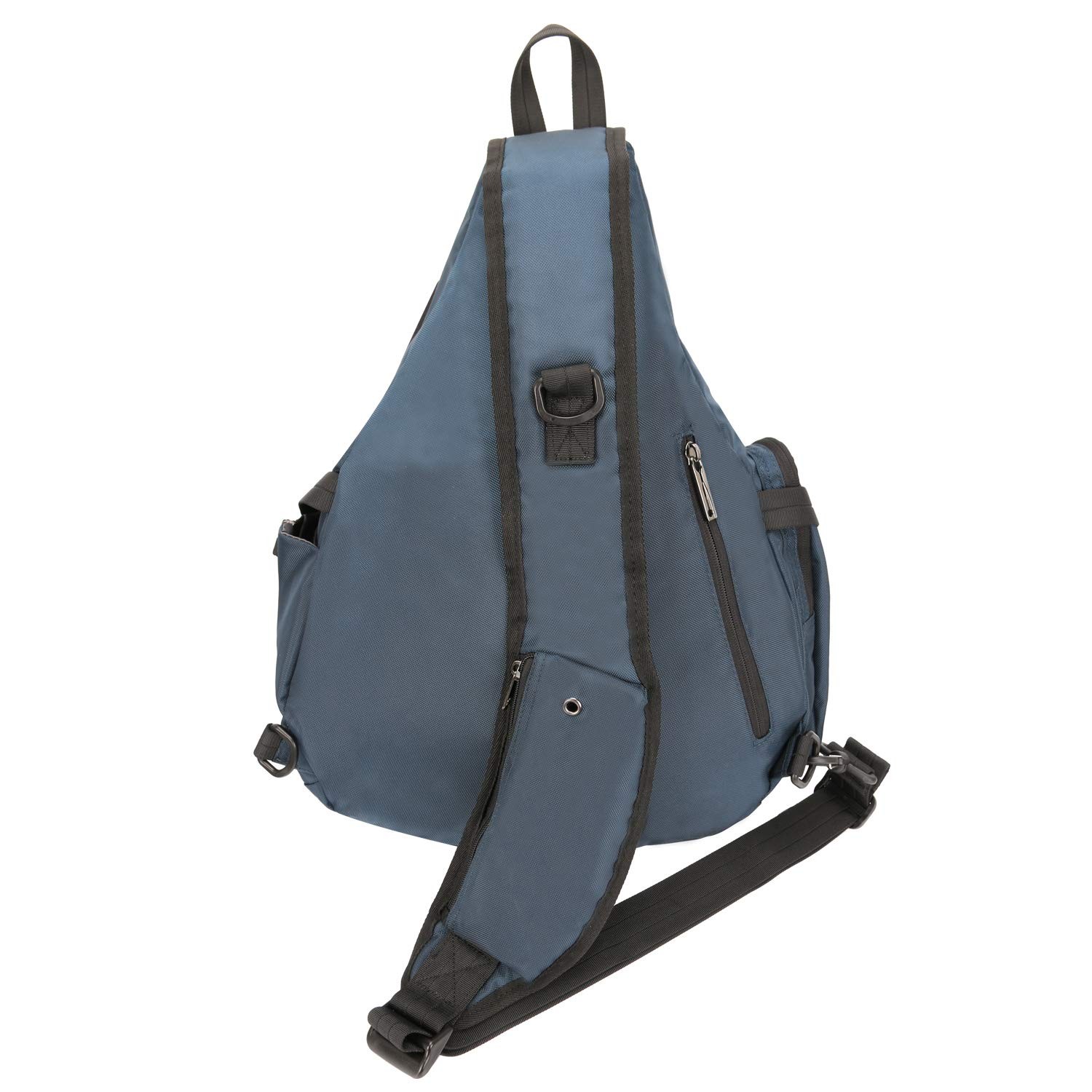 Crossbody Sling Bag Backpack for Men & Large Fits 13″ Laptop Blue
