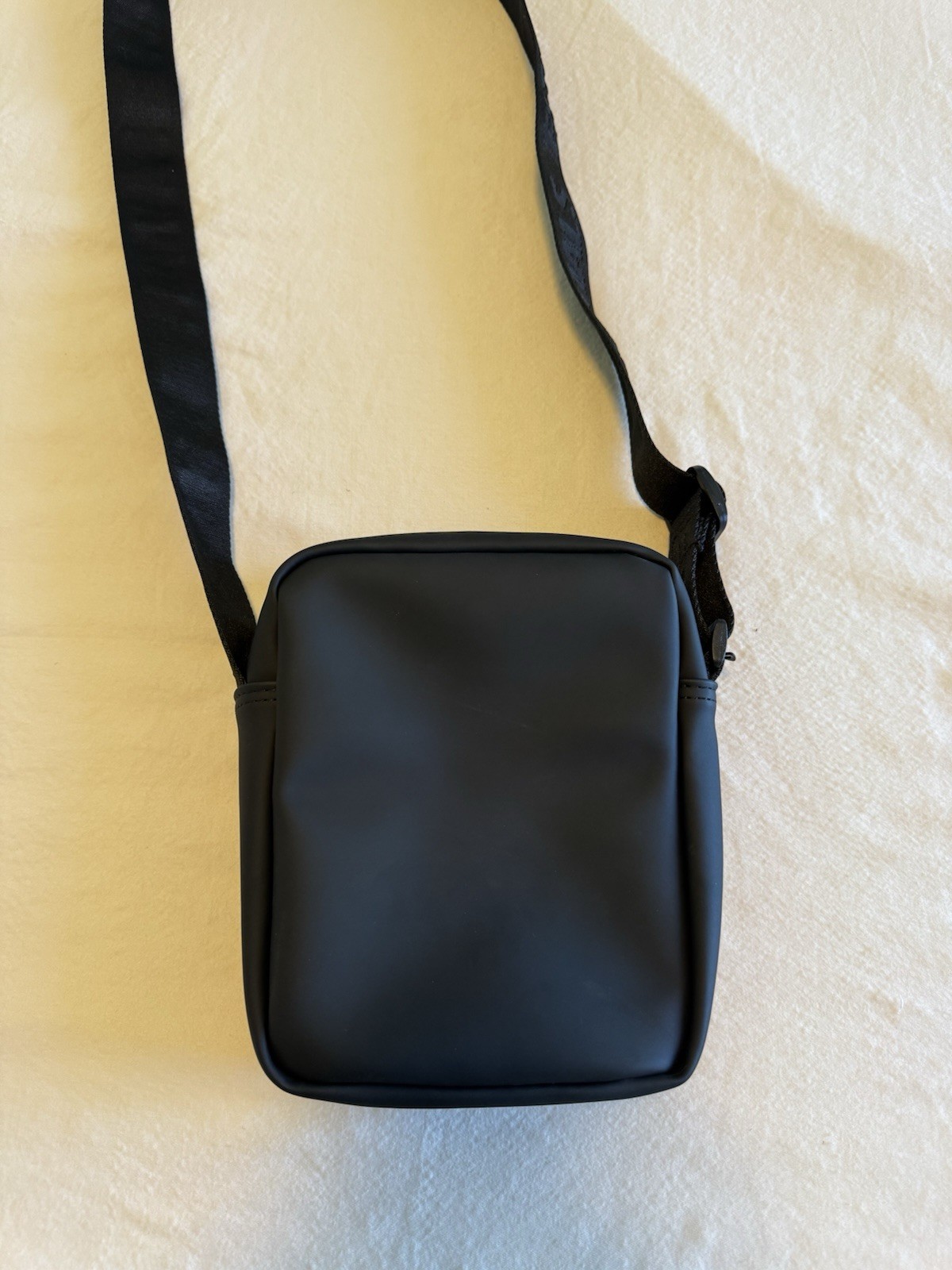 Fear Of God Essentials Black Solid Crossbody Bag Adjustable Shoulder Zipper