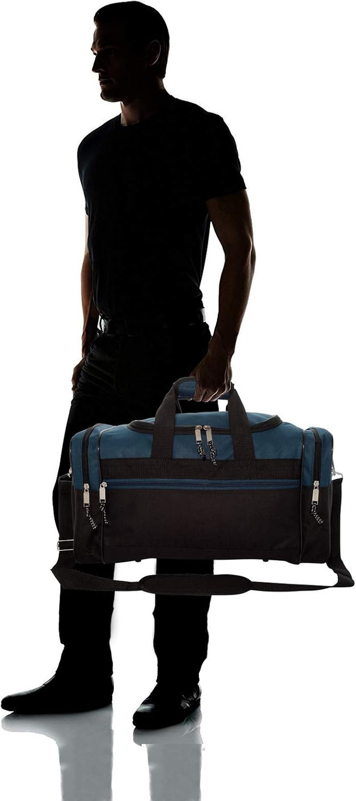 17″ Blank Duffle Bag Duffel Bag Travel Size Sports Durable Gym Bag
