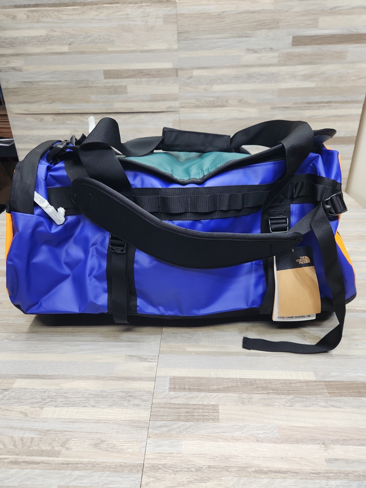 The North Face Base Camp 71 L Duffel Bag Medium. Purple, Black, Orange, GRN, New